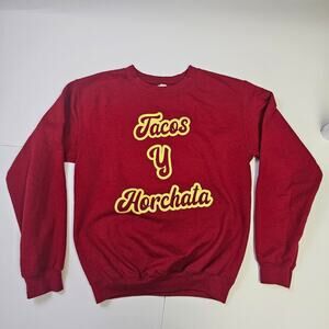 Tacos Horchatas Red Sweatshirt